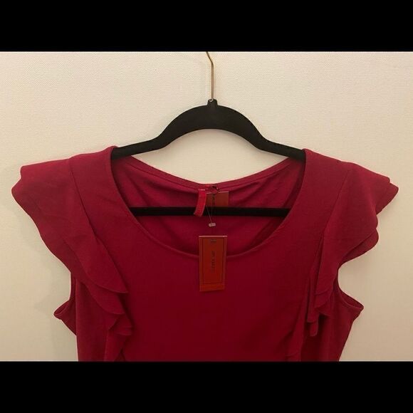 Love Scarlett red ruffles blouse size extra large - Picture 4 of 9